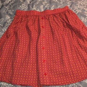 Mossimo Pink Floral skirt